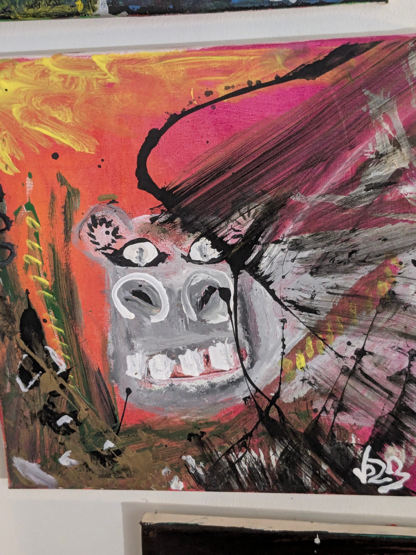 Ape on Fire